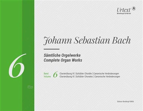 Cover for JS Bach · Sämtl.Orgelwerke,NA.06.EB8806 (Bog) (2018)