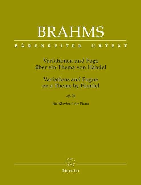 Cover for Brahms · Variationen und Fuge über ein Th (Book)