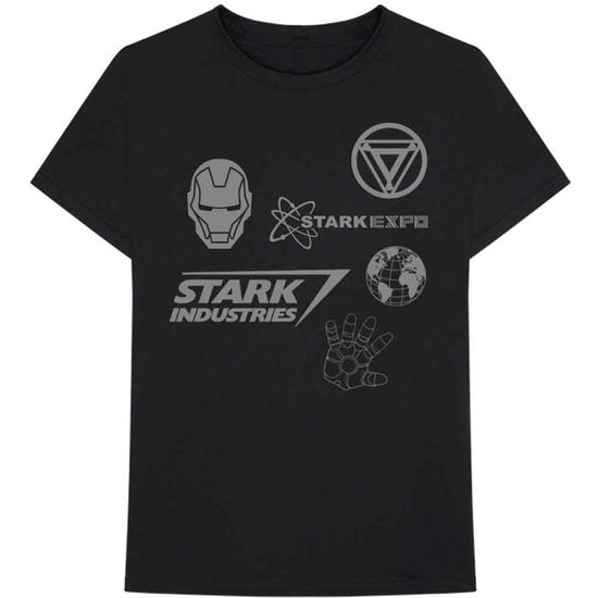 Marvel Comics Unisex T-Shirt: Iron Man Stark Expo - Marvel Comics - Mercancía -  - 9950670287618 - 