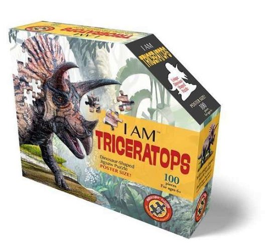 Mini - Triceratops - puzzel - 100 stukjes - I Am - Bøger -  - 0040232427619 - 2020