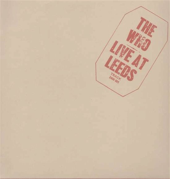 Cover for The Who · Live at Leeds (LP) [200 gram edition] (2007)