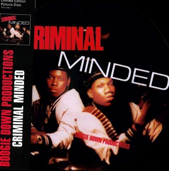 Cover for Boogie Down Productions · Criminal Minded -pd- (LP) [Picture Disc edition] (1990)