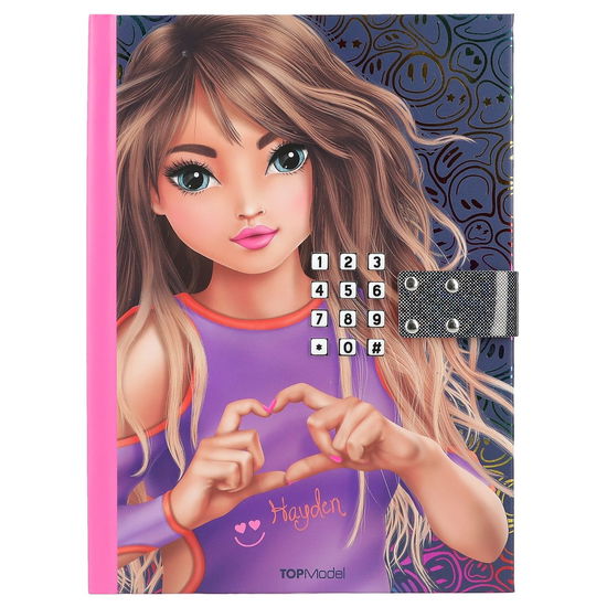 Cover for Topmodel · Diary With Code And Sound Night Light ( 0412971 ) (Leksaker)