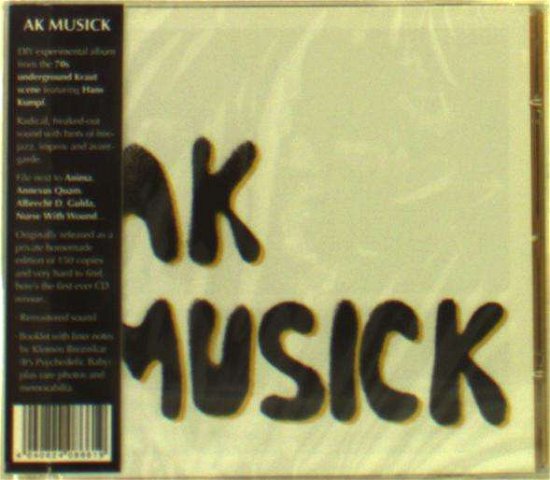 Ak Musick - Ak Musick - Musikk - MENTAL EXPERIENCE - 4040824086619 - 25. november 2016