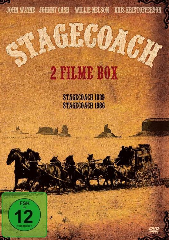Stagecoach Double Feature (2 Filme) - Wayne / Trevor / Devine / Nelson / Kristofferson / Cash - Movies - GREAT MOVIE - 4051238049619 - January 4, 2019
