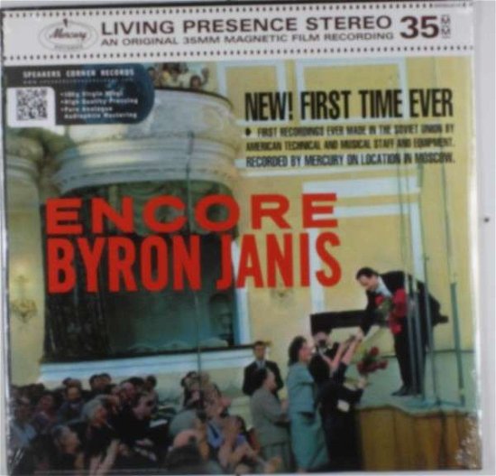 Cover for Byron Janis · Encore (LP) [180 gram edition] (2014)