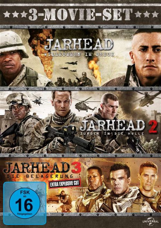 Jarhead 1-3,DVD.8308661 - Jake Gyllenhaalpeter Sarsgaardjamie Foxx - Böcker - UNIVERSAL PICTURE - 5053083086619 - 8 november 2018