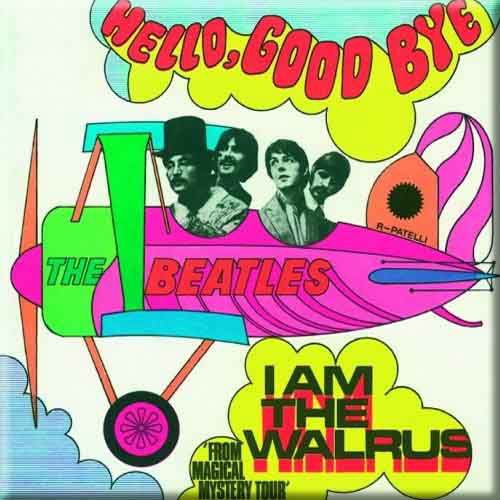 Cover for The Beatles · The Beatles Fridge Magnet: Hello, Goodbye/I am the Walrus (Magneetti) (2014)