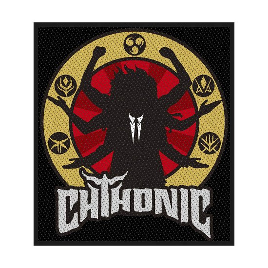 Chthonic Standard Woven Patch: Deity - Chthonic - Merchandise - PHD - 5055339789619 - 19. august 2019