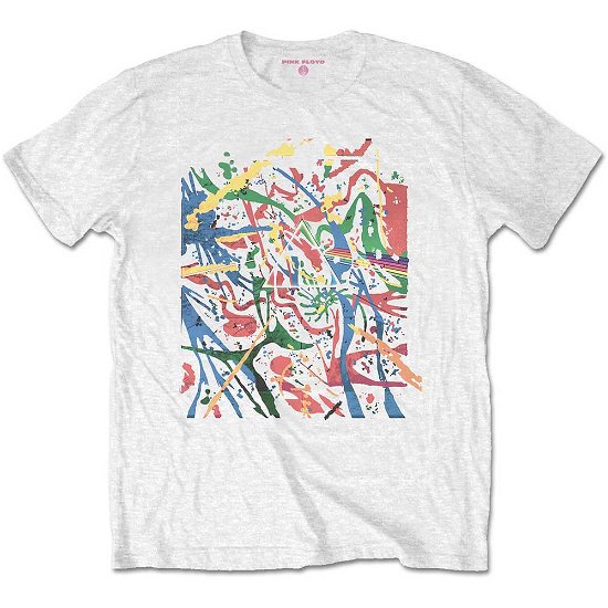 Cover for Pink Floyd · Pink Floyd Unisex T-Shirt: Pollock Prism (T-shirt) [size S] [White - Unisex edition]