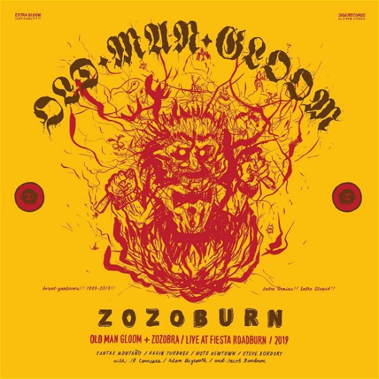 Cover for Old Man Gloom · Zozoburn - O.m.g &amp; Zozobra Live at Fiest (LP) (2021)