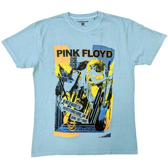 Pink Floyd Unisex T-Shirt: Knebworth Live (Wash Collection) - Pink Floyd - Produtos -  - 5056561071619 - 