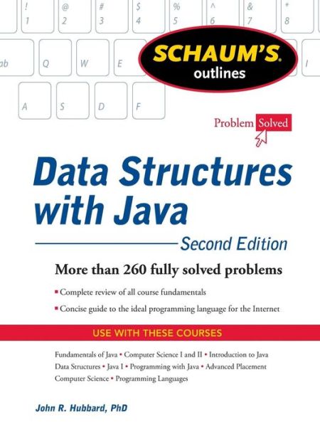 Cover for John Hubbard · Schaum's Outline of Data Structures with Java, 2ed (Paperback Book) (2009)