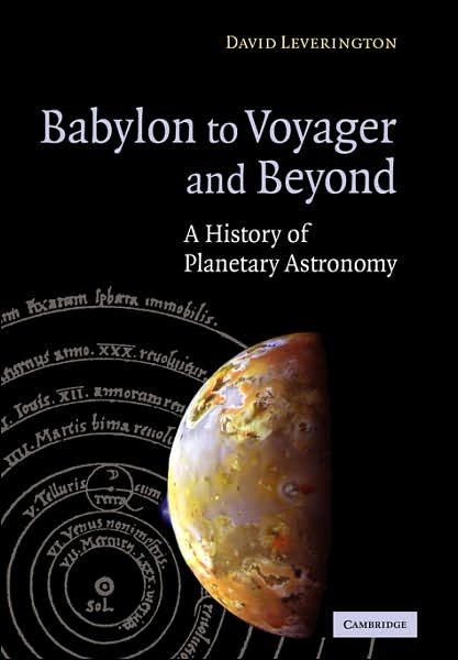 Cover for David Leverington · Babylon to Voyager and Beyond: A History of Planetary Astronomy (Paperback Book) (2007)