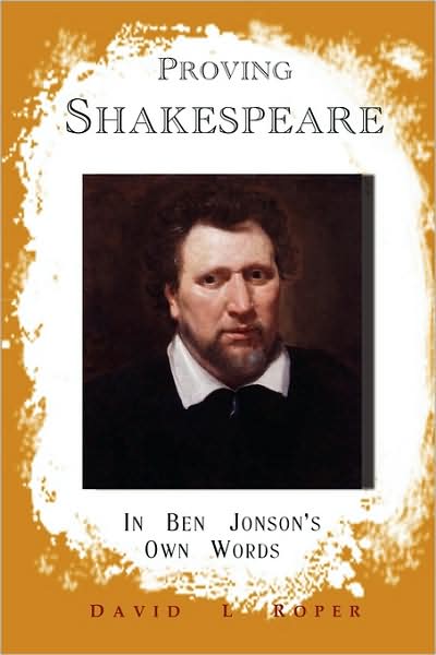 Cover for David Roper · Proving Shakespeare (Hardcover Book) (2009)