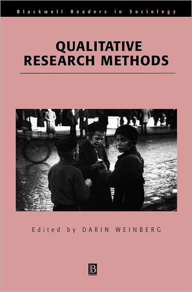 Cover for D Weinberg · Qualitative Research Methods - Wiley Blackwell Readers in Sociology (Innbunden bok) (2001)