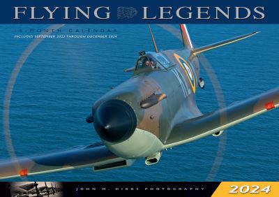 Cover for John M. Dibbs · Flying Legends 2024: 16-Month Calendar: September 2023 to December 2024 (Calendar) (2023)