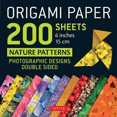 Origami Paper 200 sheets Nature Patterns 6" (15 cm): Tuttle Origami Paper: Double Sided Origami Sheets Printed with 12 Different Designs (Instructions for 6 Projects Included) - Tuttle Studio - Boeken - Tuttle Publishing - 9780804848619 - 29 augustus 2017