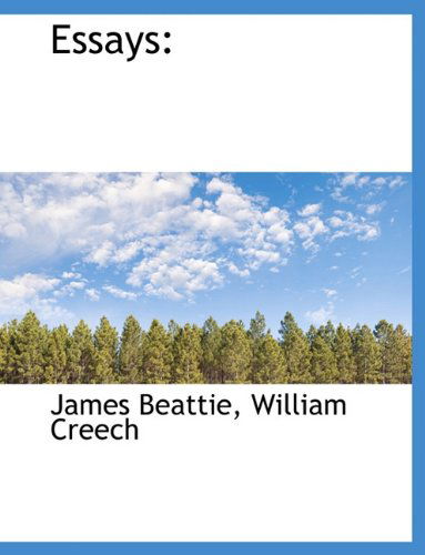 Cover for James Beattie · Essays (Paperback Book) (2010)