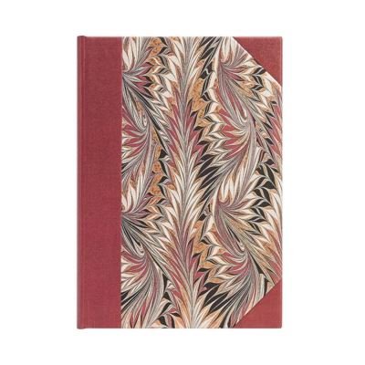Cover for Paperblanks · Rubedo (Cockerell Marbled Paper) Midi Lined Hardcover Journal - Cockerell Marbled Paper (Hardcover Book) (2023)