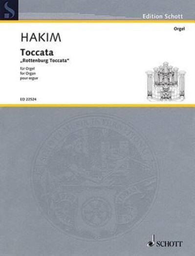 Cover for Naji Hakim · Toccata (Paperback Book) (2016)