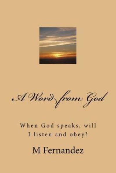 Cover for M Fernandez · A Word from God (Paperback Book) (2016)