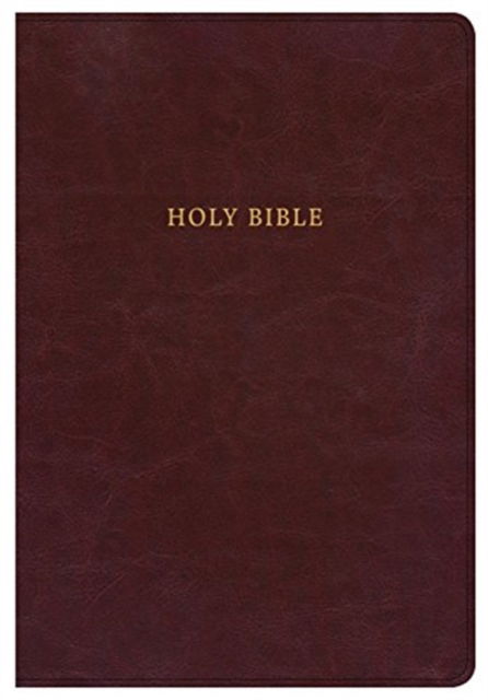 Cover for CSB Bibles by Holman CSB Bibles by Holman · NKJV Super Giant Print Reference Bible, Classic Burgundy LeatherTouch (Læderbog) (2018)