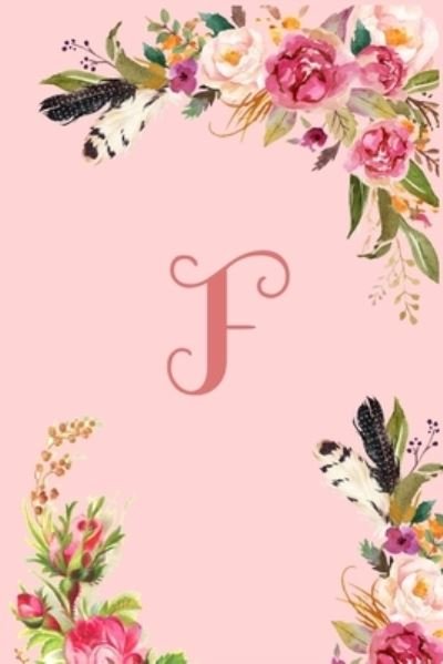 Cover for Mb Journals · Monogram Initial Letter F Notebook for Women and Girls (Paperback Bog) (2020)