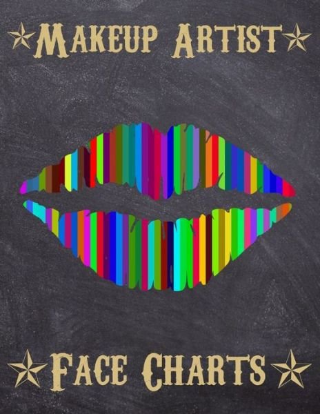 Cover for From Dyzamora · Makeup Artist Face Charts (Paperback Book) (2019)