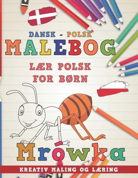 Cover for Nerdmediada · Malebog Dansk - Polsk I L (Pocketbok) (2018)