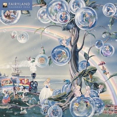 Cover for Flame Tree Studio · Fairyland by Jean &amp; Ron Henry Wall Calendar 2024 (Art Calendar) (Kalender) [New edition] (2023)