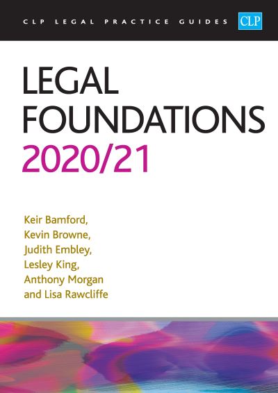 Cover for Browne · Legal Foundations 2020/2021 (Taschenbuch) (2020)