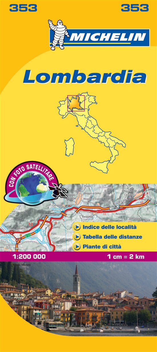Lombardia 1:200.000 - Michelin - Libros - Michelin - 9782067126619 - 31 de diciembre de 2018