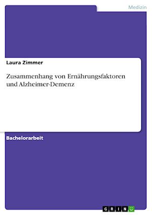 Cover for Zimmer · Zusammenhang von Ernährungsfakto (Book)