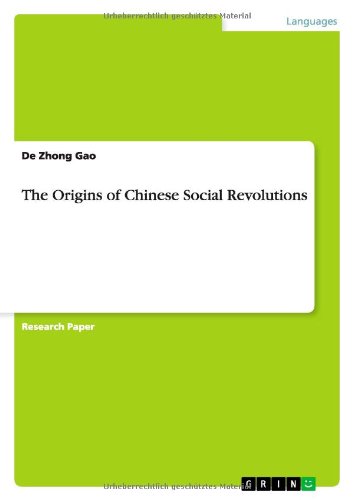 Cover for Gao · The Origins of Chinese Social Revol (Book) (2012)