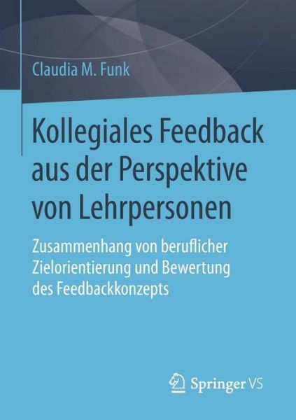 Cover for Funk · Kollegiales Feedback aus der Persp (Bok) (2016)