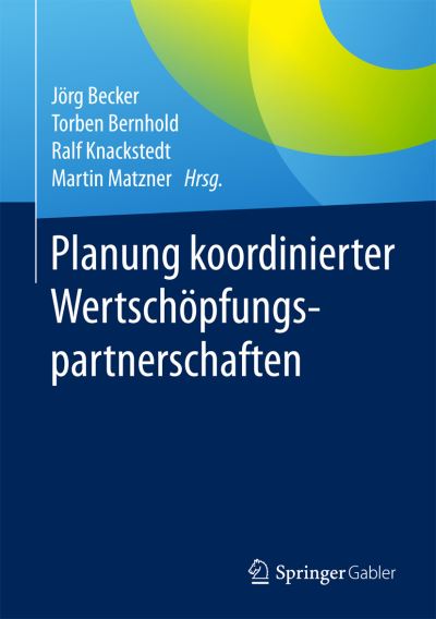 Cover for Becker  J  Rg · Planung koordinierter Wertschopfungspartnerschaften (Hardcover Book) (2017)