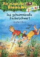 Cover for Mary Pope Osborne · Das magische Baumhaus junior (Band 28) - Das geheimnisvolle Zauberschwert (Hardcover bog) (2022)