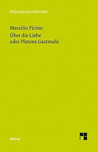 Cover for Ficino · Über die Liebe oder Platons Gast (Buch)