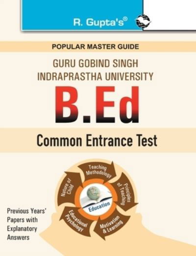 Cover for R. Gupta · B.Ed. Bachelor of Education Entrance Test (Paperback Book) (2020)