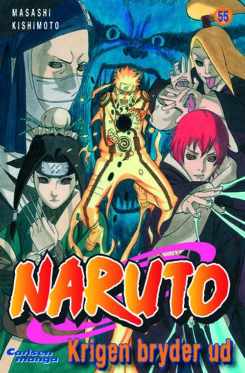 Cover for Masashi Kishimoto · Naruto: Naruto 55: Krigen bryder ud (Sewn Spine Book) [1e uitgave] (2013)