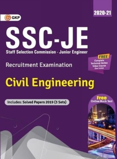Cover for Gkp · Ssc Je 2020 Civil Engineering Guide (Paperback Book) (2019)