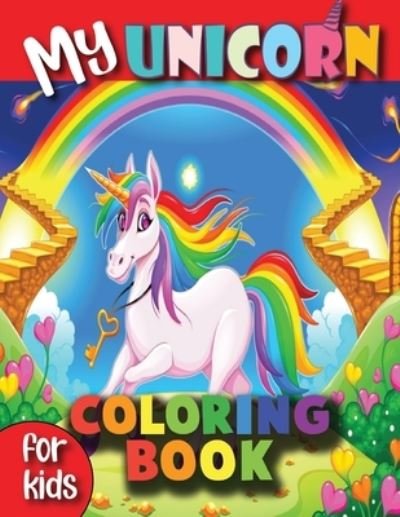 Cover for Sheikh Miraj · My unicorn coloring book for kids (Paperback Book) (2021)