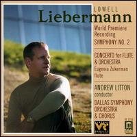 Symphony No.2/flute Concerto - L. Liebermann - Musik - DELOS - 0013491325620 - 12 mars 2002