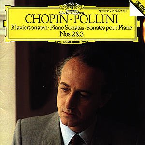 Cover for Chopin / Pollini · Piano Sonatas 2 &amp; 3 (CD) (1986)