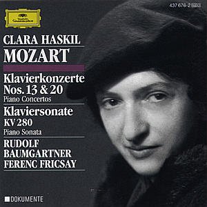 Cover for Haskil Clara · Mozart: Piano Concertos 13 &amp; 2 (CD) (2018)
