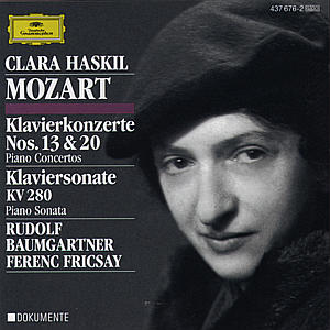 Mozart: Piano Concertos 13 & 2 - Haskil Clara - Musiikki - POL - 0028943767620 - perjantai 6. huhtikuuta 2018