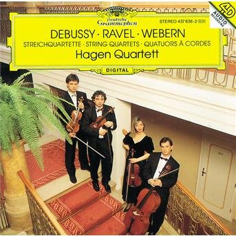 Cover for Hagen Quartett · Debussy / Ravel / Webern: String Quartets (CD) (2015)