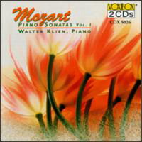 Cover for Mozart / Klien · Piano Sonatas 1 (CD) (1992)