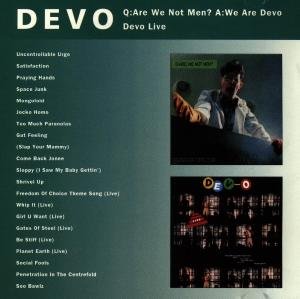 Cover for Devo · Q: Are We Not Men? A: We Are Devo / Devo Live (CD) (2021)